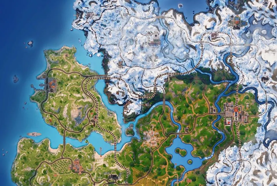 Fortnite's New Season Map